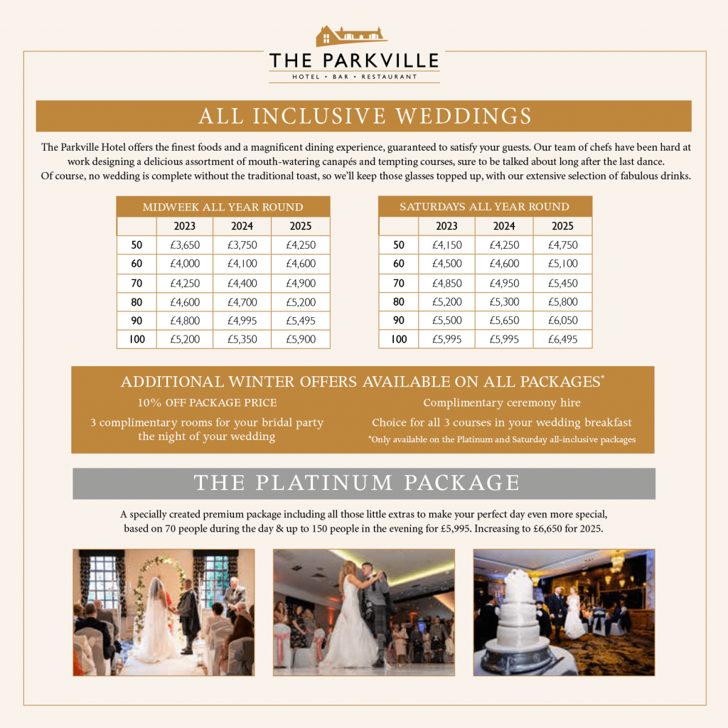 Wedding Parkville Hotel Blantyre Restaurant Dining Accommodation Tribute Menu Bar